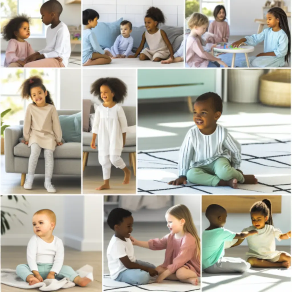 Dzieci ubrane w kolorowe, wygodne ubranka KidWeario