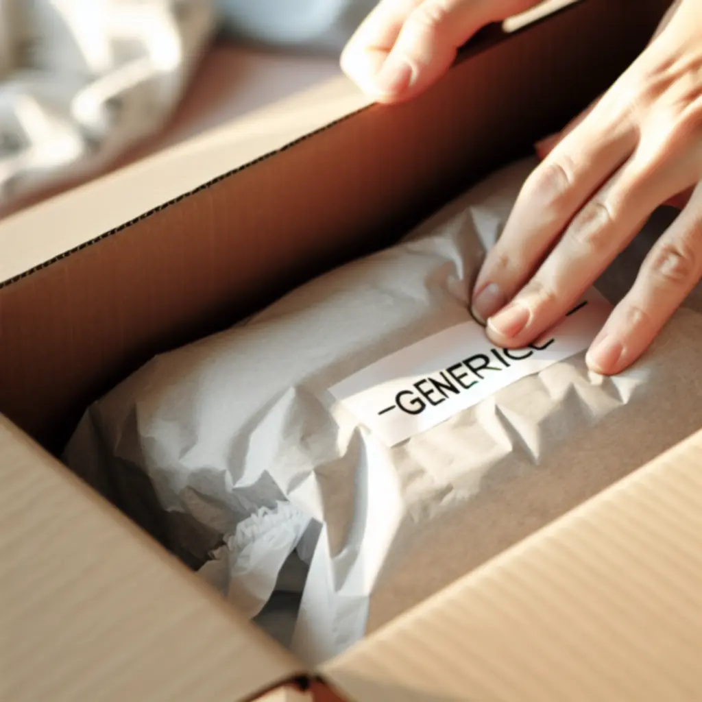 Ekologiczne opakowanie paczki KidWeario z ubrankami dziecięcymi