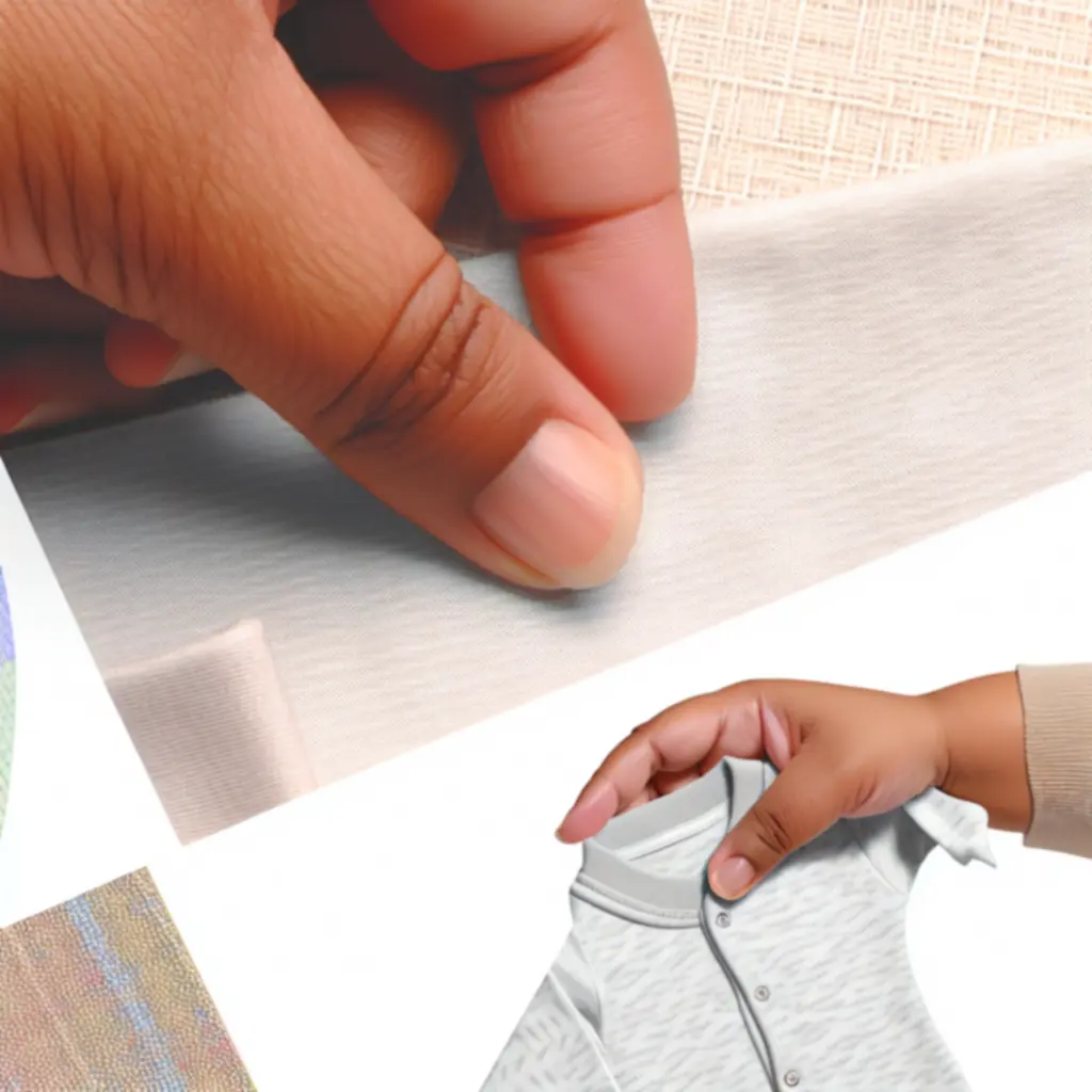 Zbliżenie na miękkie, pastelowe tkaniny dziecięce