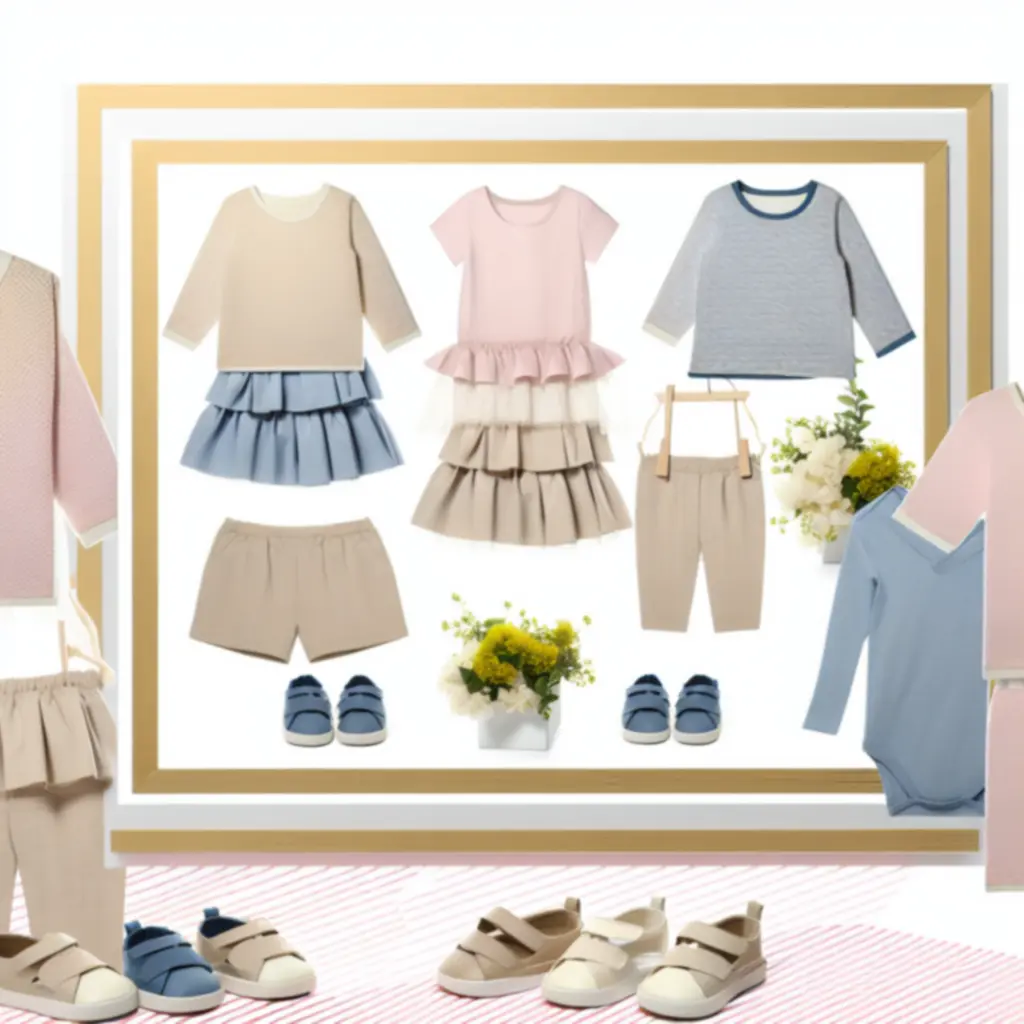 Dzieci w pastelowych stylizacjach z ubrań KidWeario